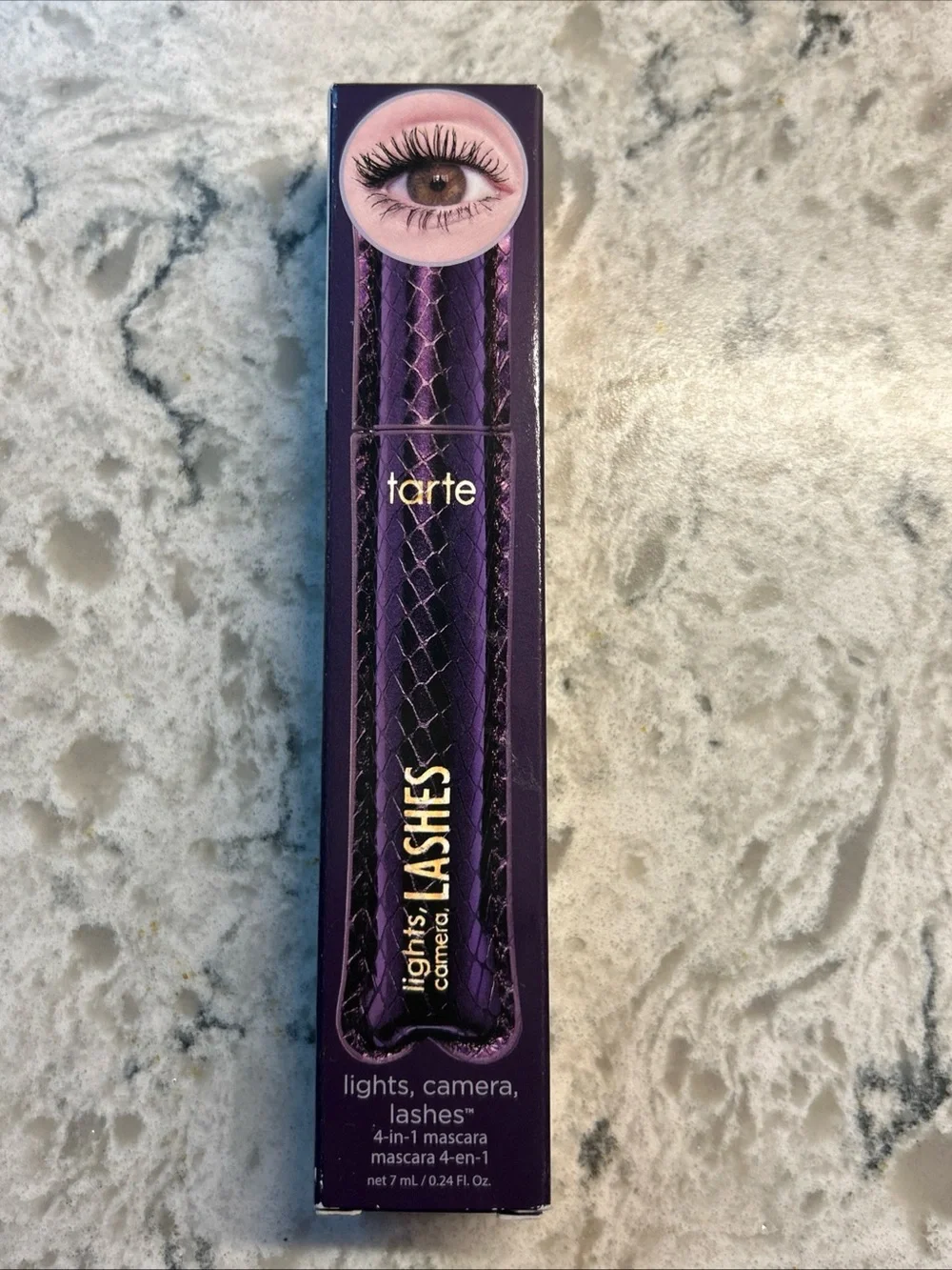 Tarte Lights Camera Lashes Mascara ~ .24 Oz Full Size ~ BLACK New